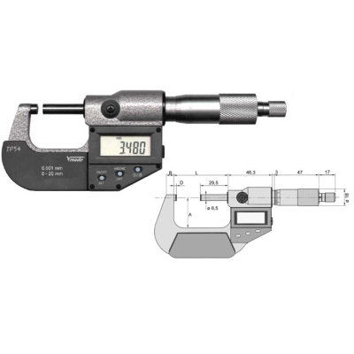 Цифровые микрометры Vogel с абсолютной системой измерения